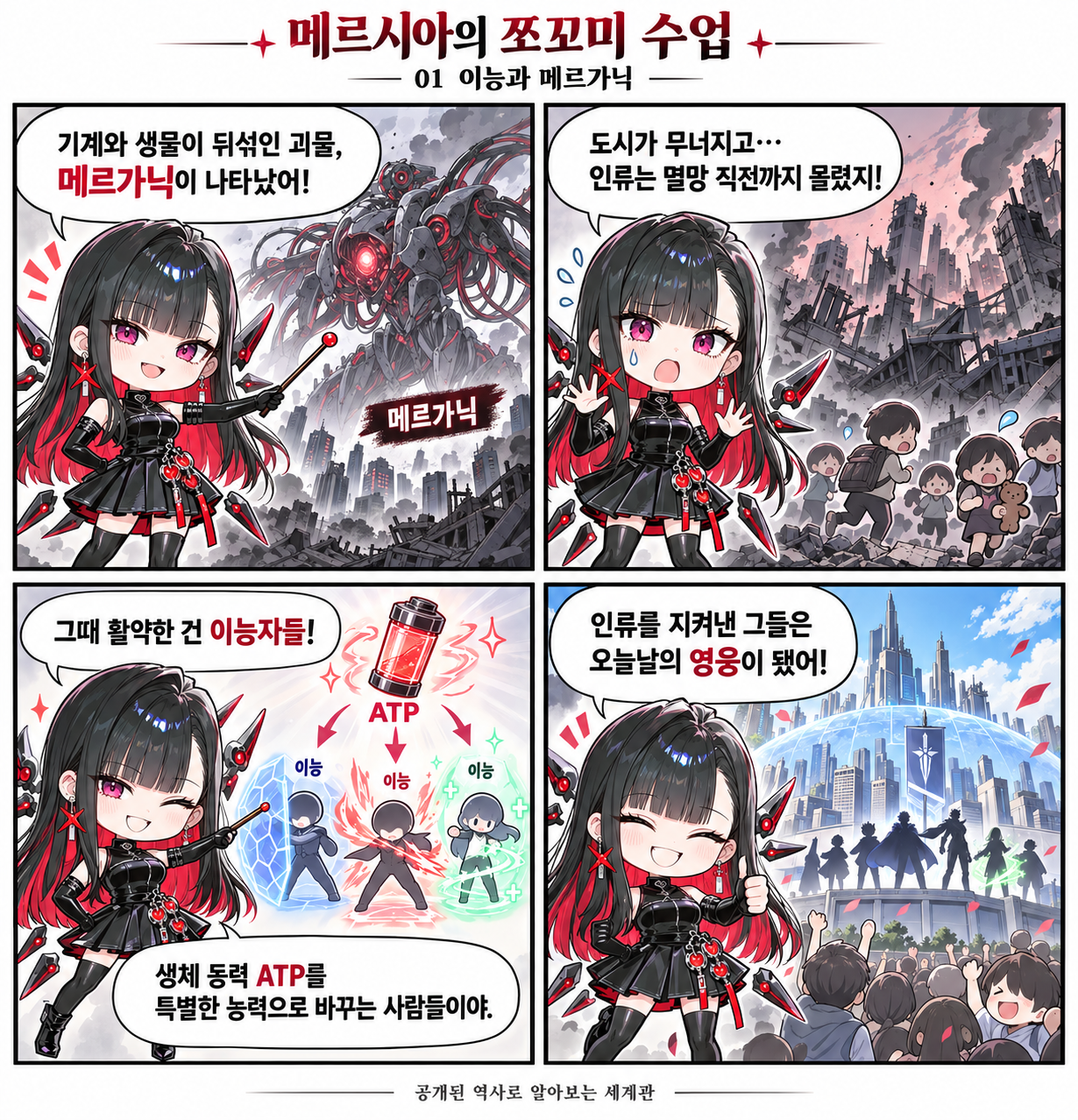1편 이능과 메르가닉: 메르가닉의 위협과 인류를 지켜낸 이능자들
